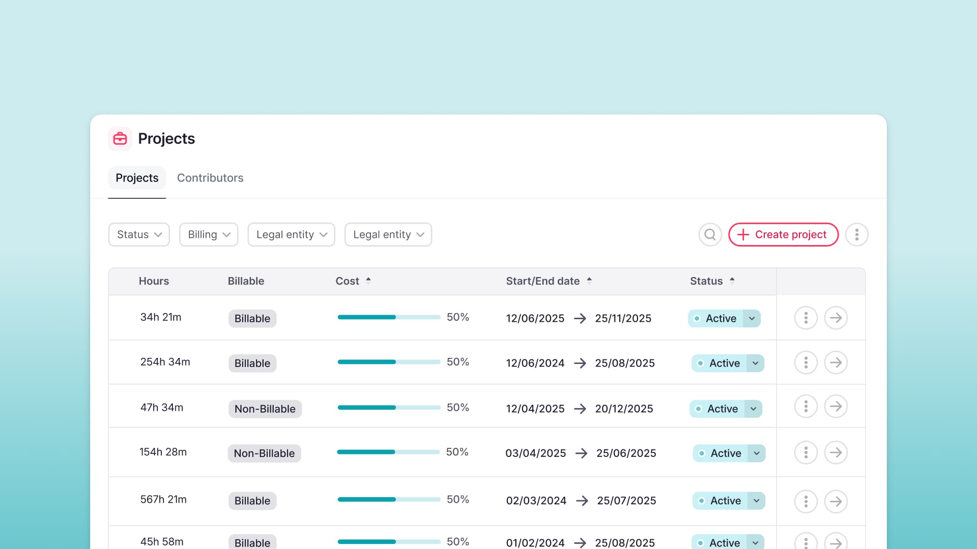 Adicione o status de rascunho aos seus projetos