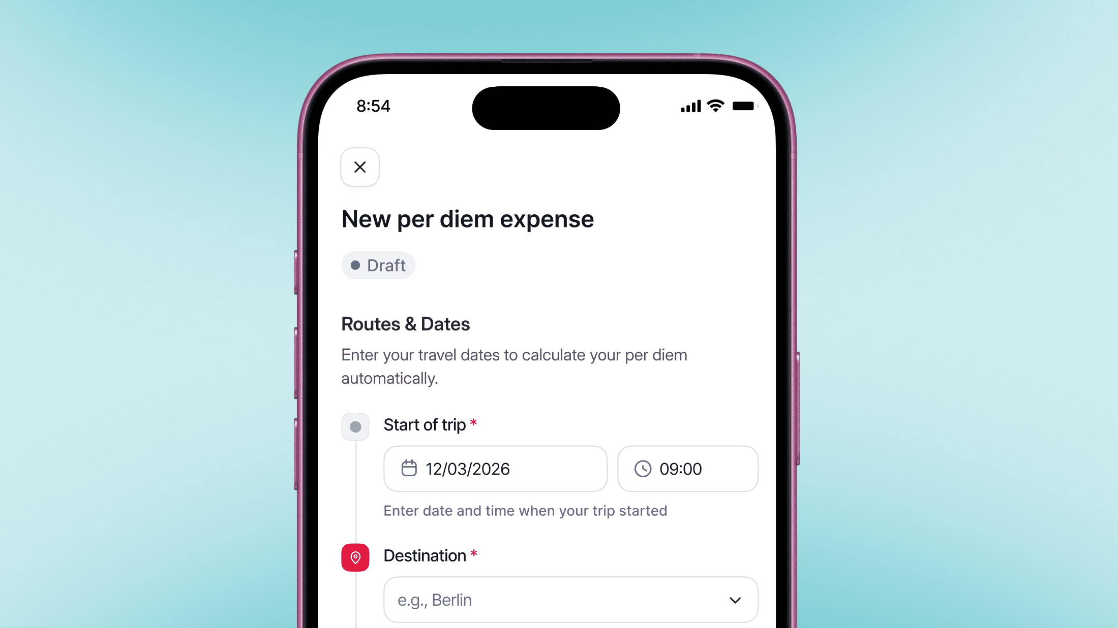 Diárias que simplesmente funcionam