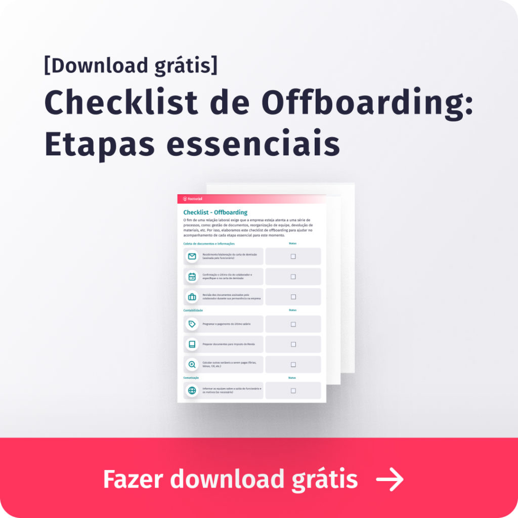Checklist offboarding