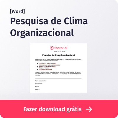 pesquisa de clima organizacional